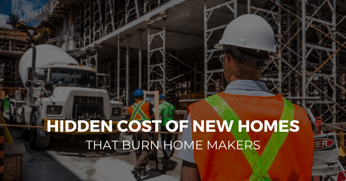 Hidden cost of new homes that burn home makers
