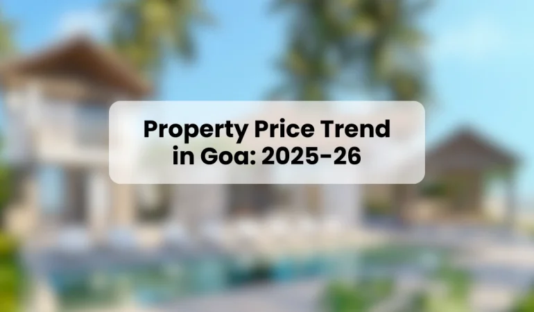 Goa real estate price trend graph 2025–2026