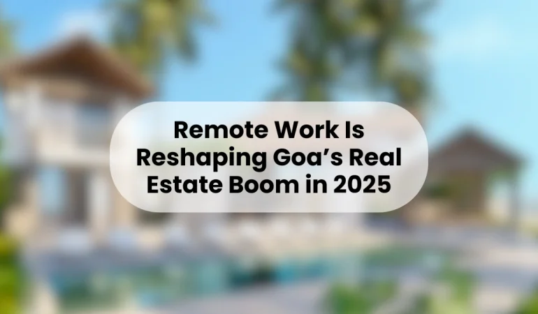 Remote professional working from a modern villa in Goa, 2025